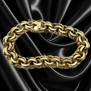 14Kt Yellow Gold Double Link Bracelet
